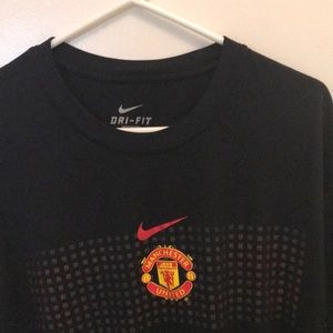 NIKE Dry-Fit lIKE NEW, MANCHESTER UNITED T-SHIRT, OLD SCHOOL RARE